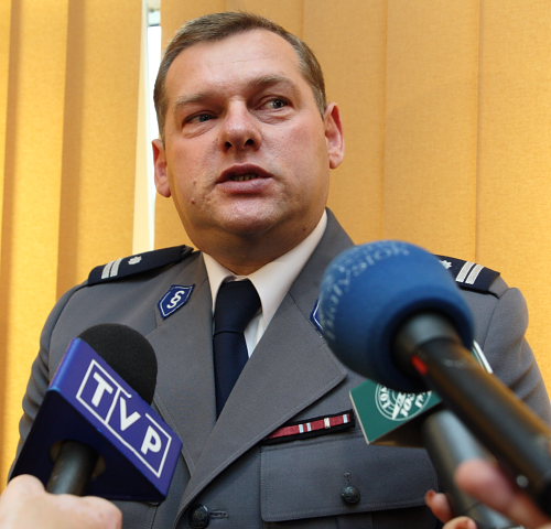 Mł. insp. Mirosław Rozumek Komendant Miejski Policji w Łomży