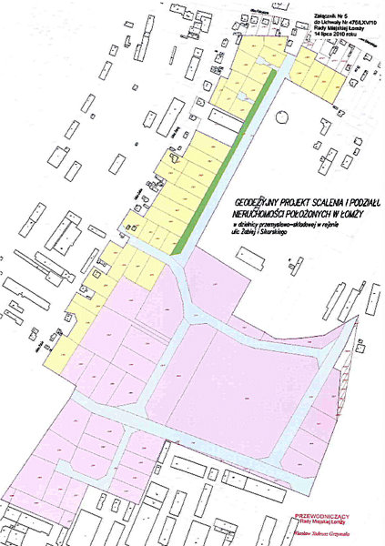 Przyjęty przez radnych Łomży plan scalenia i podziału nieruchomości w rejonie ulic Żabiej i Sikorskiego