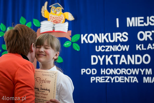 Zwyciężczyni konkursu - Marlena Osińska ze Szkoły Podstawowej nr 10 w Łomży