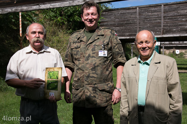 Podpułkownik Ludwik Zalewski, major Krzysztof Rabek oraz podpułkownik Ryszard Matuszewski