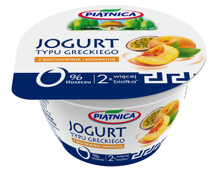 Jogurty typu greckiego OSM Piatnica, które maja być reklamowane także w telewizji