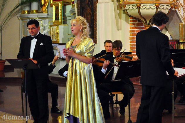 Sopranistka Marina Gorowoj z Grodna oraz tenor Jacek Szymański