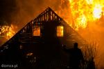Foto: Śmierć w pożarze domu pod Miastkowem