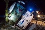 Foto: Wypadek autobusu pod Przytułami