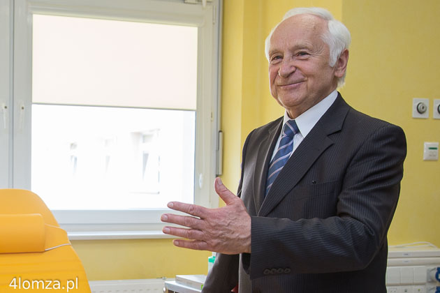 Dr Henryk Perkowski, koordynator oddziału nefrologii ze stacją dializ Szpitala Wojewódzkiego w Łomży