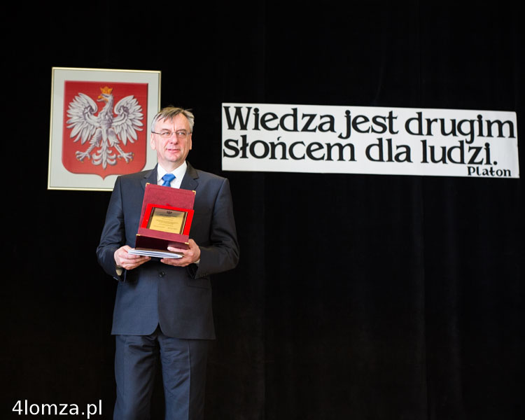 Jerzy Łuba, dyrektor Zespołu Szkół Ogólnokształcących w Łomży