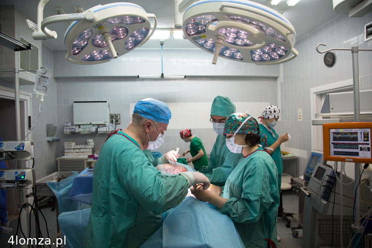 Sala operacyjna szpitala w Łomży