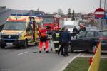Foto: Kolejny wypadek w Łomży – tym razem z motocyklistą