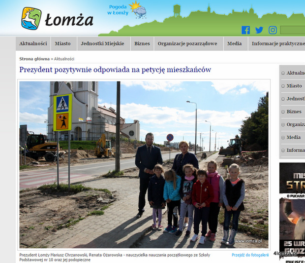 zdjęcie ze strony internetowej Urzędu Miejskiego w Łomży