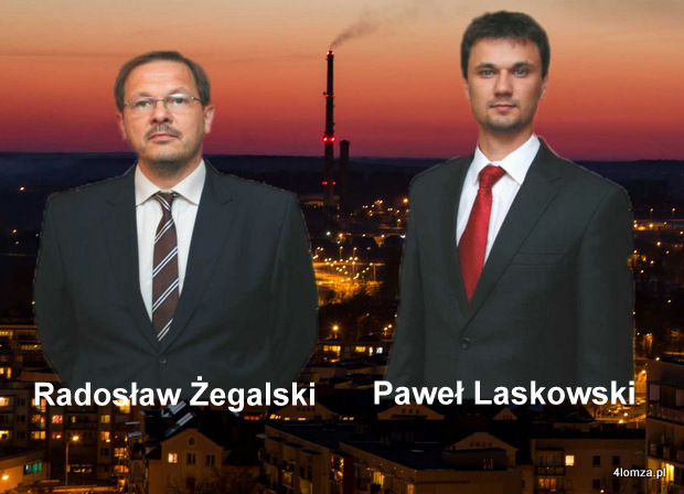 Zarządzający MPEC Łomża członkowie zarządu Radosław Żegalski i Paweł Laskowski