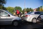 Foto: Kolizja trzech aut z poniedziałku, ul. Zawadzka