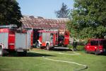 Foto: Duży pożar stolarni w Borkowie