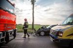 Foto: Popołudniowe wypadki na drodze Łomża – Ostrów M...