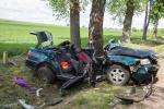Foto: Wypadek na drodze do Kolna spowodował pijany ki...