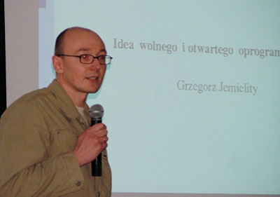 Idea przyjaznego i bezpiecznego oprogramowania OpenSource. - Grzegorz Jemielity