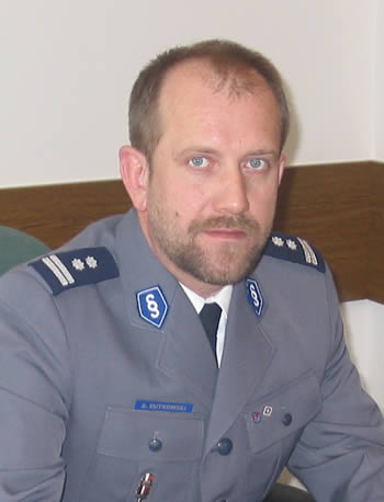Mł. insp. Bogdan Rutkowski <br/>
były Komendant Miejski Policji w Łomży 