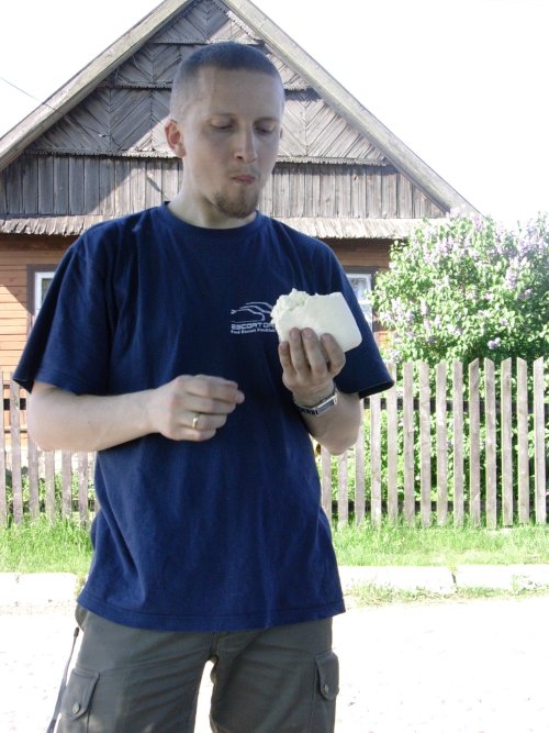 ...na świeże mleko i ser prosto "spod strzechy".