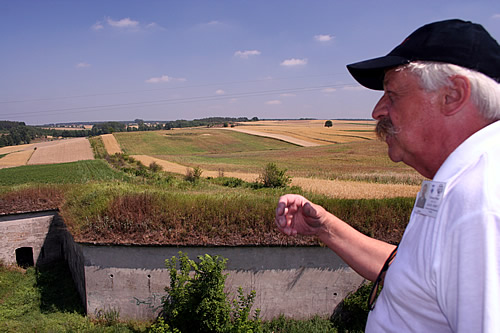 ppłk. Tadeusz Warec<br />
tu w 1920 r. atakowali bolszewicy