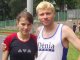 Anna Pruszkowska i trener Andrzej Korytkowski