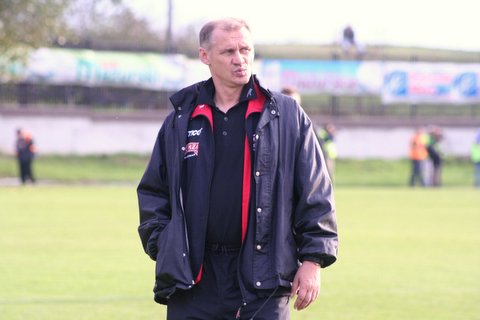 trener ŁKS-u Czesław Jakołcewicz
