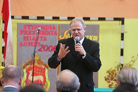 Prezydent Łomży Jerzy Brzeziński