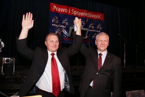 Marszałek Sejmu RP Marek Jurek i Lech Antoni Kołakowski