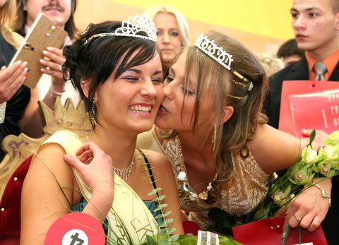 Joanna Kordas Miss Ekonomika 2007 i Anna Dąbrowska pierwsza Vice Miss