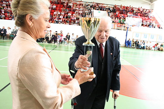 Hanka Gałązka i prof. Andrzej Stelmachowski, fot. Adam Gardocki