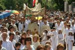 Foto: procesja Bożego Ciała w Łomży