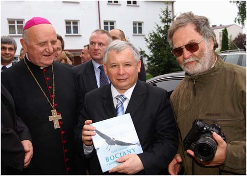 bp Stanisław Stefanek, Jarosław Kaczyński, Gabor Lorinczy;
