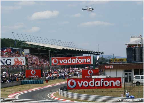 Hungaroring F1 2007 - prosta startowa - fot. Adam Babiel