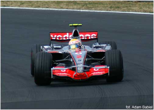Lewis Hamilton, McLaren Mercedes - fot. Adam Babiel