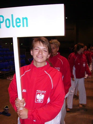 Aleksandra Zajkowska podczas ME 2007