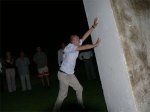 Foto: Odbył się również konkurs polegający na przewracaniu bryły steropianu na czas.