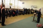 Foto: Prezydent RP Lech Kaczyński przemawia do zgromadzonej młodzieży, nauczycieli i gości