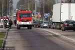 Foto: zamknięty jeden pas ruchu ul. Woj. Polskiego w kierunku centum