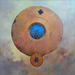 Czas snu II (2005r) - olej, płótno (100 x 100), 3500 zł
