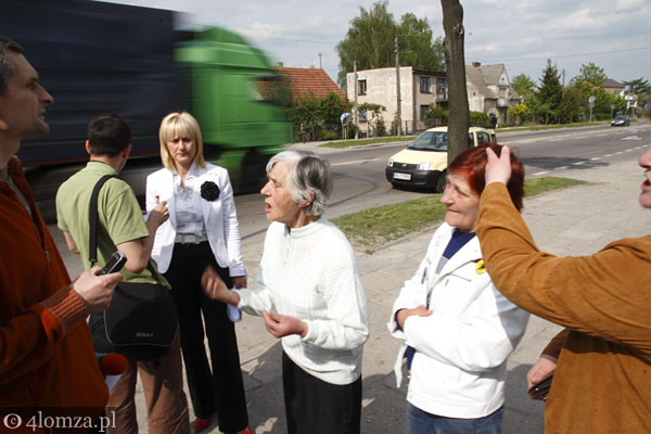 mieszkańcy okolic ul. Wojska Polskiego na dzień przed protestem