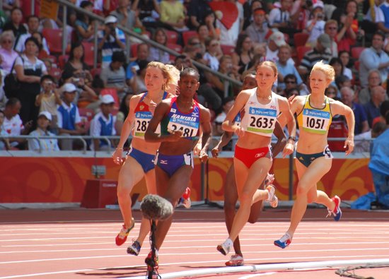 Anna Rostkowska (2635). Bieg eliminacyjny na 800m IO Pekin 2008