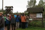 Eurpaische Storchendorf in Narew Tal.