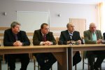 Mirosław Zieliński DLA, Tomasz Strapagiel SKPL, Krzysztof Kozicki starosta łomżyński, Wiesław Grzymała przewodniczący RM Łomża 