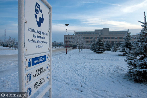 Zimowy szpital wojewódzki w Łomży