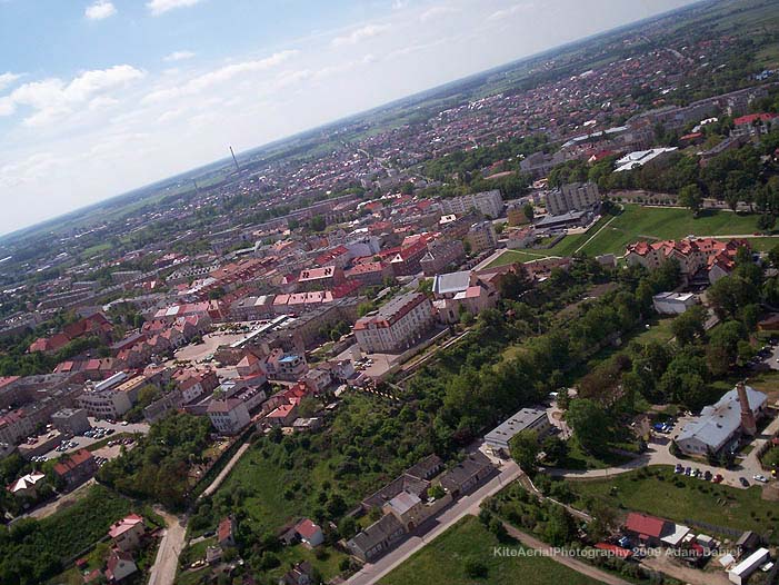 Łomża, centrum miasta - maj 2009 fot. Adam Babiel