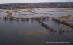 Foto: rozlewiska przy grobli jednaczewskiej - marzec 2009 fot. Adam Babiel