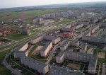 Foto: Łomża, osiedle Perspektywa, w dali Szpital Wojewódzki - kwiecień 2009 fot. Adam Babiel