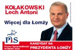 Foto: Lech Kołakowski: Szanowni Mieszkańcy Łomży!