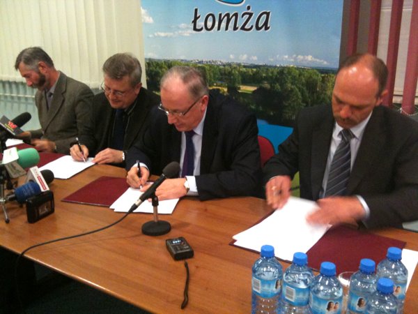 Podpisanie Listu Intencyjnego w sprawie utworzenia Łomżyńskiej Podstrefy WMSSE