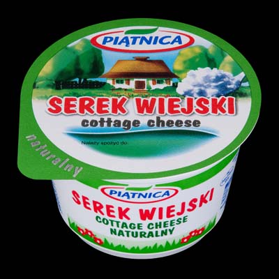 Serek Wiejski naturalny - cottage cheese - OSM Piątnica - fot. Adam Babiel