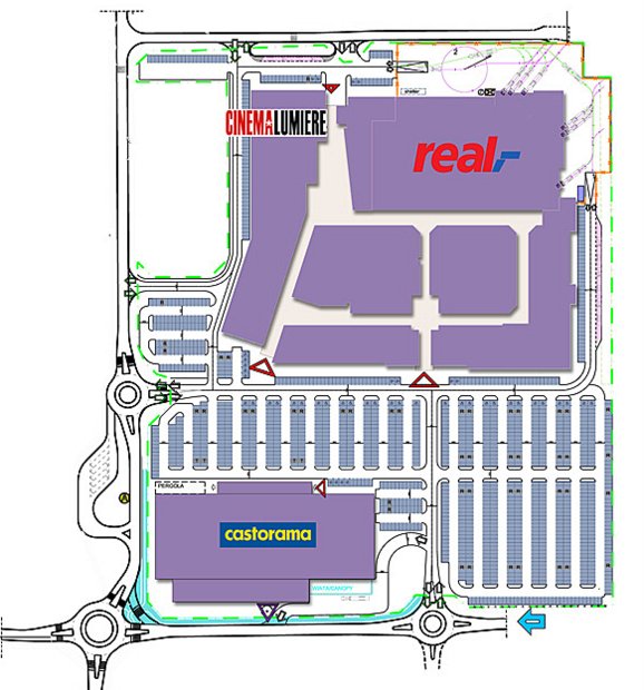 Plan nowej Galerii Narew