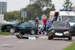 Foto: Pierwszy wypadek na Szosie Zambrowskiej i Księż...